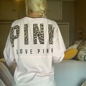 Pink cheetah print jersey